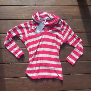 ☀️NEW Splendid Sparkly Striped Turtleneck Sweater